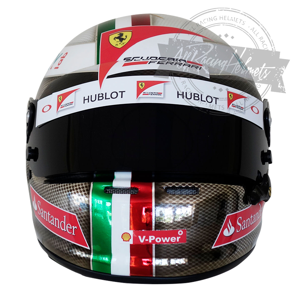 Casque réplique F1 Sebastian Vettel 2017 GP Monza échelle 1:1