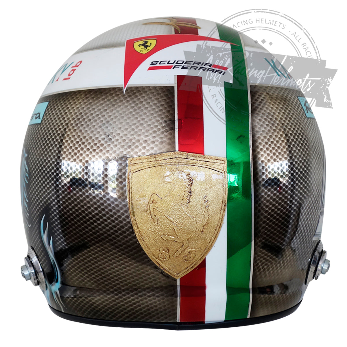 Casque réplique F1 Sebastian Vettel 2017 GP Monza échelle 1:1