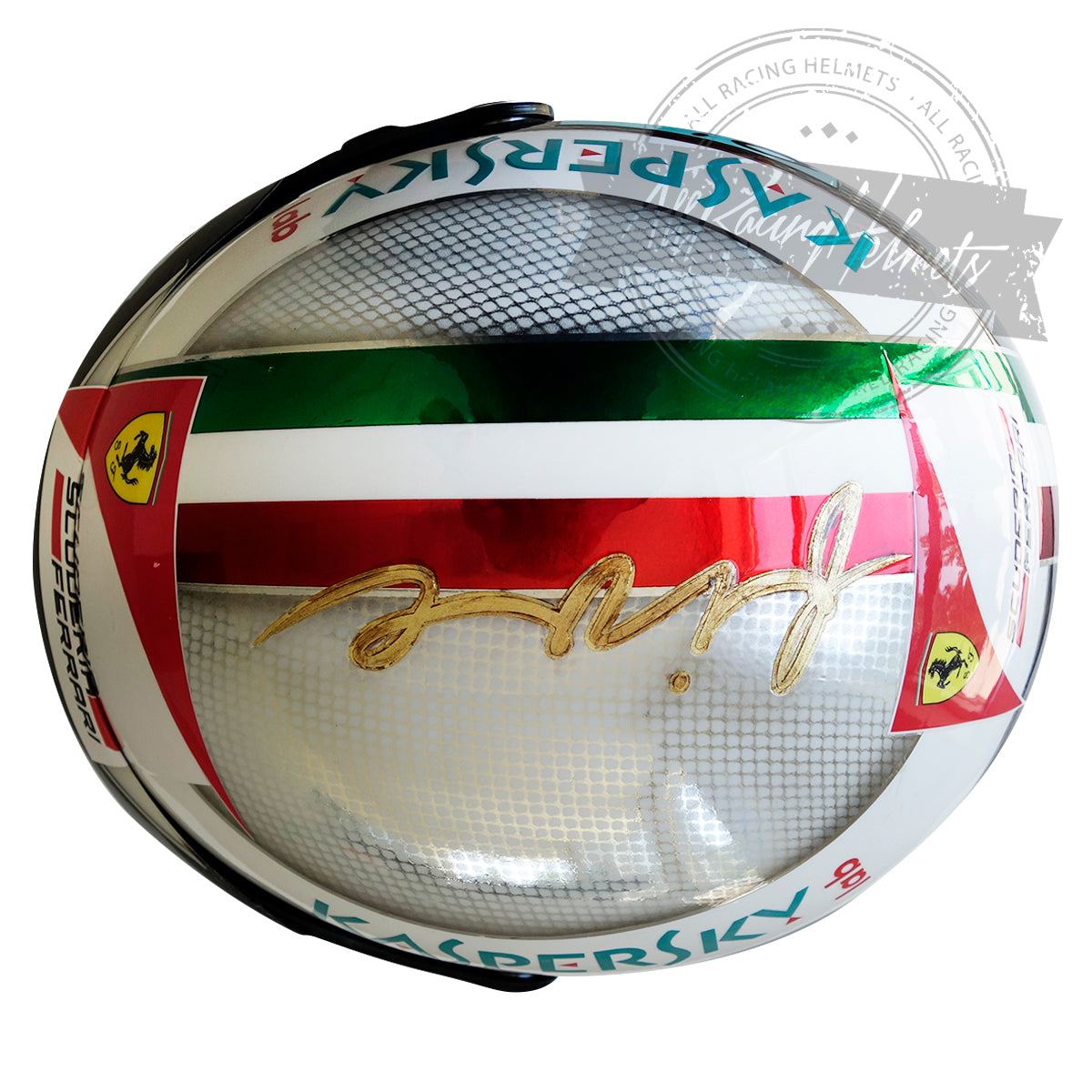 Casque réplique F1 Sebastian Vettel 2017 GP Monza échelle 1:1