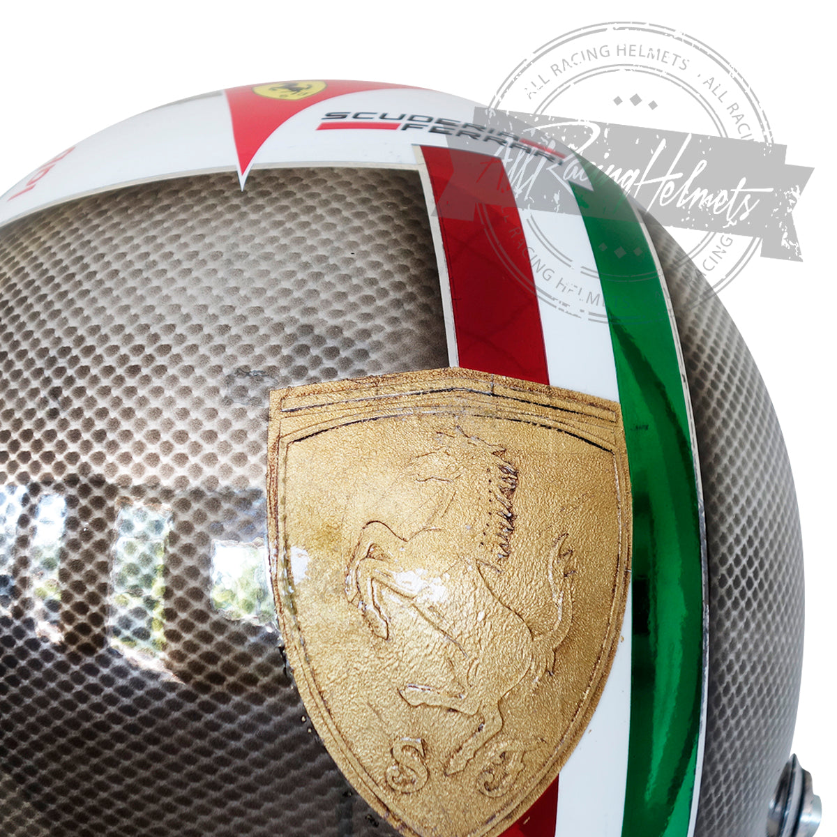 Casque réplique F1 Sebastian Vettel 2017 GP Monza échelle 1:1