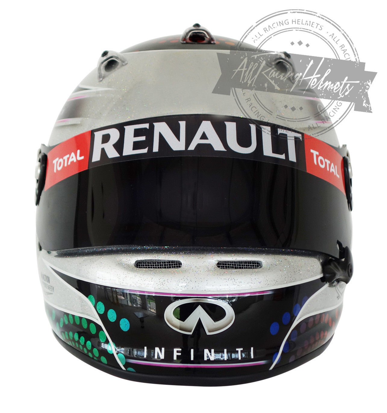 Sebastian Vettel 2013 Singapore F1 Replica Helmet 1:1 Scale