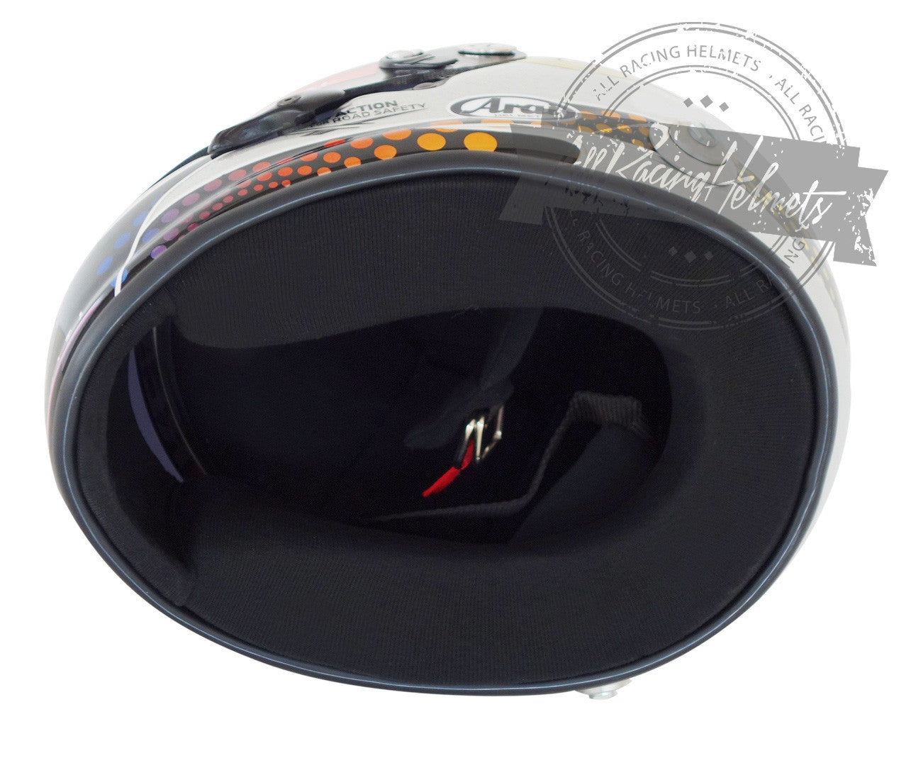 Sebastian Vettel 2013 Singapore F1 Replica Helmet 1:1 Scale