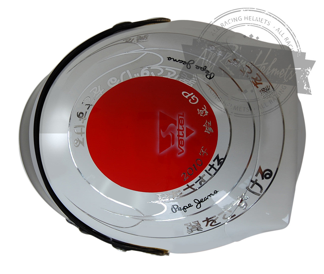 Sebastian Vettel 2010 Suzuka GP F1 Replica Helmet 1:1 Scale