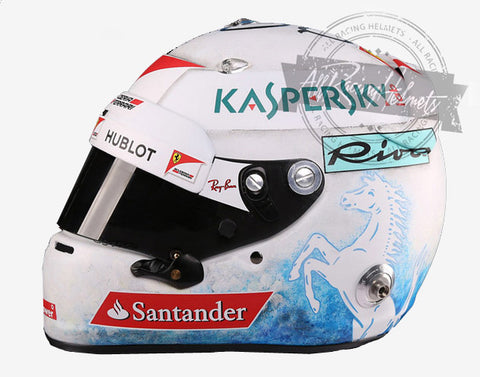 Sebastian Vettel 2017 Suzuka GP F1 Replica Helmet Scale 1:1