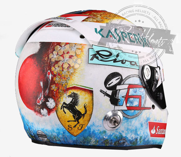 Sebastian Vettel 2017 Suzuka GP F1 Replica Helmet 1:1 Scale