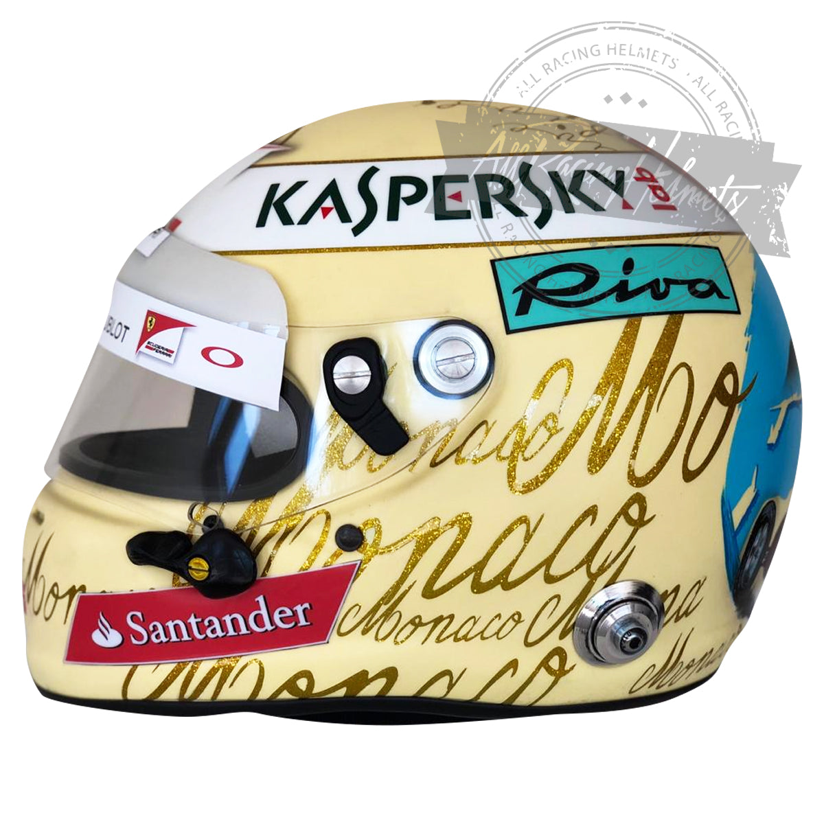 Sebastian Vettel 2017 Monaco GP F1 Replica Helmet 1:1 Scale
