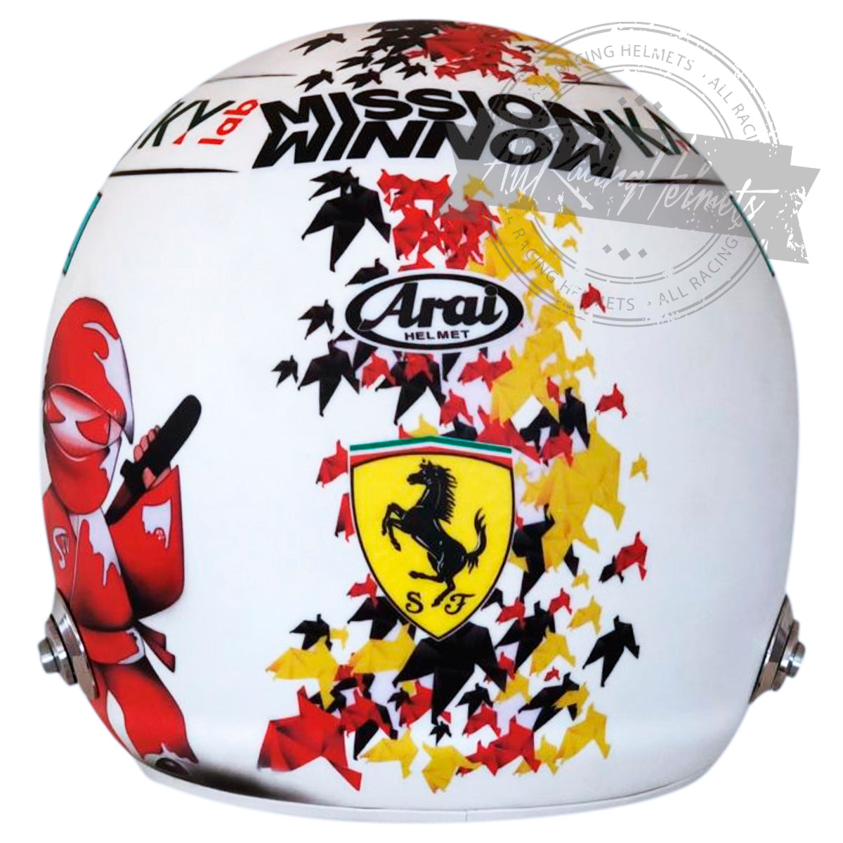 Casco de Réplica 1:1 de Sebastian Vettel GP Suzuka F1 2018
