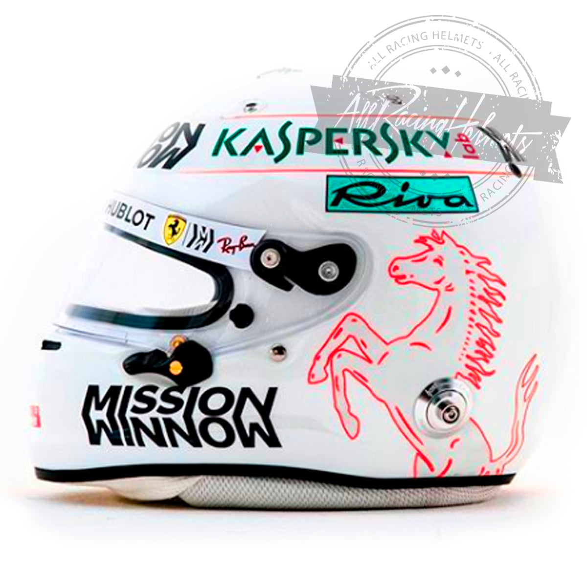Sebastian Vettel 2019 Bahrain GP F1 Replica Helmet 1:1 Scale