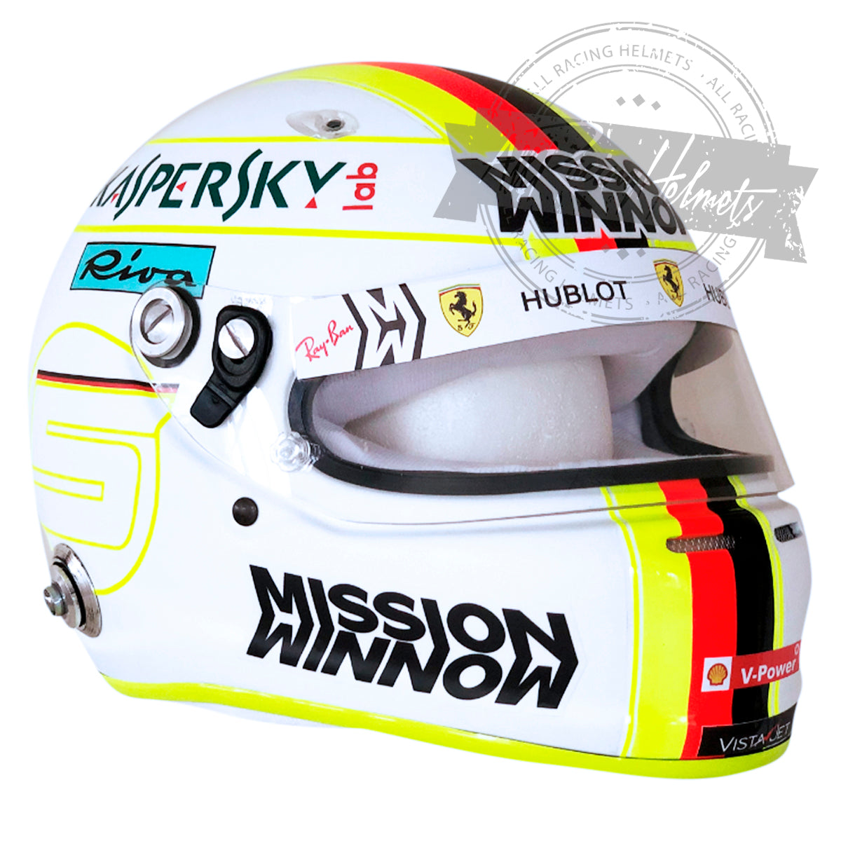Sebastian Vettel 2019 Chinese GP F1 Replica Helmet 1:1 Scale
