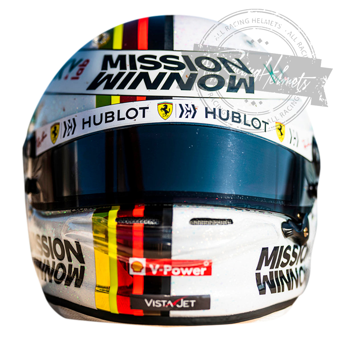 Sebastian Vettel 2019 Abu Dhabi GP F1 Replica Helmet 1:1 Scale