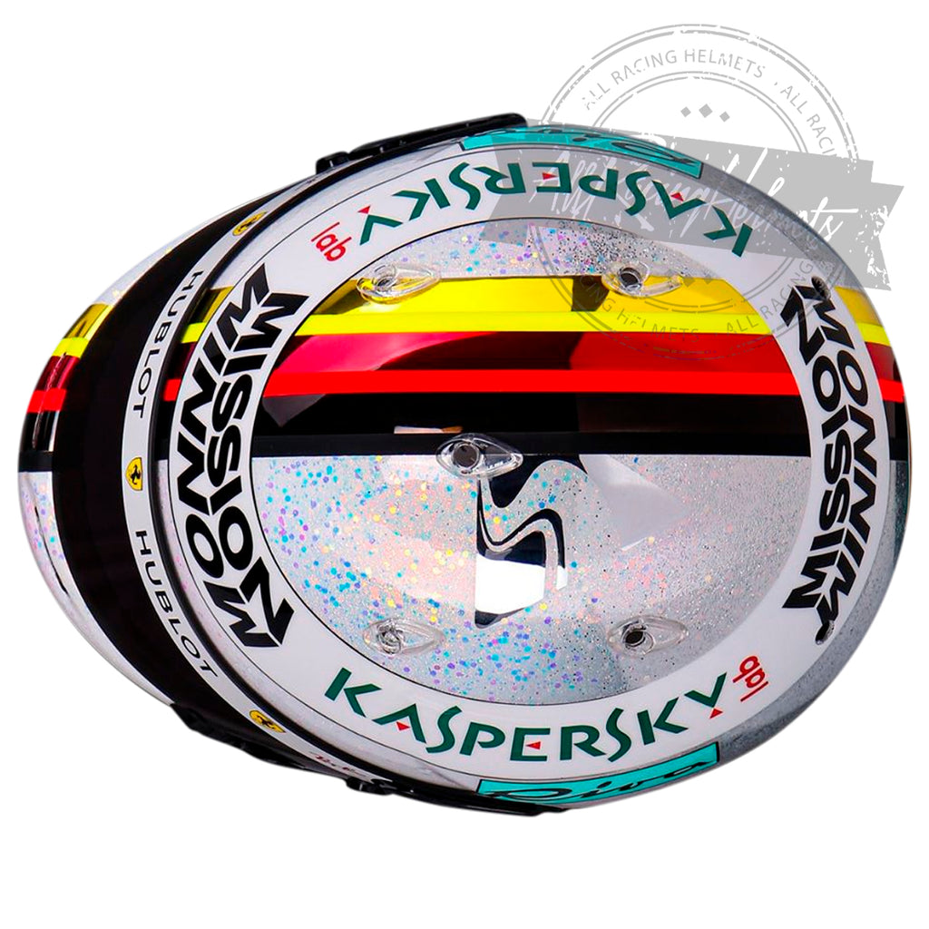 Sebastian Vettel 2019 Abu Dhabi GP F1 Replica Helmet Scale 1 1