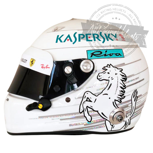 Casque réplique Sebastian Vettel GP de Hongrie F1 2018 Échelle 1:1
