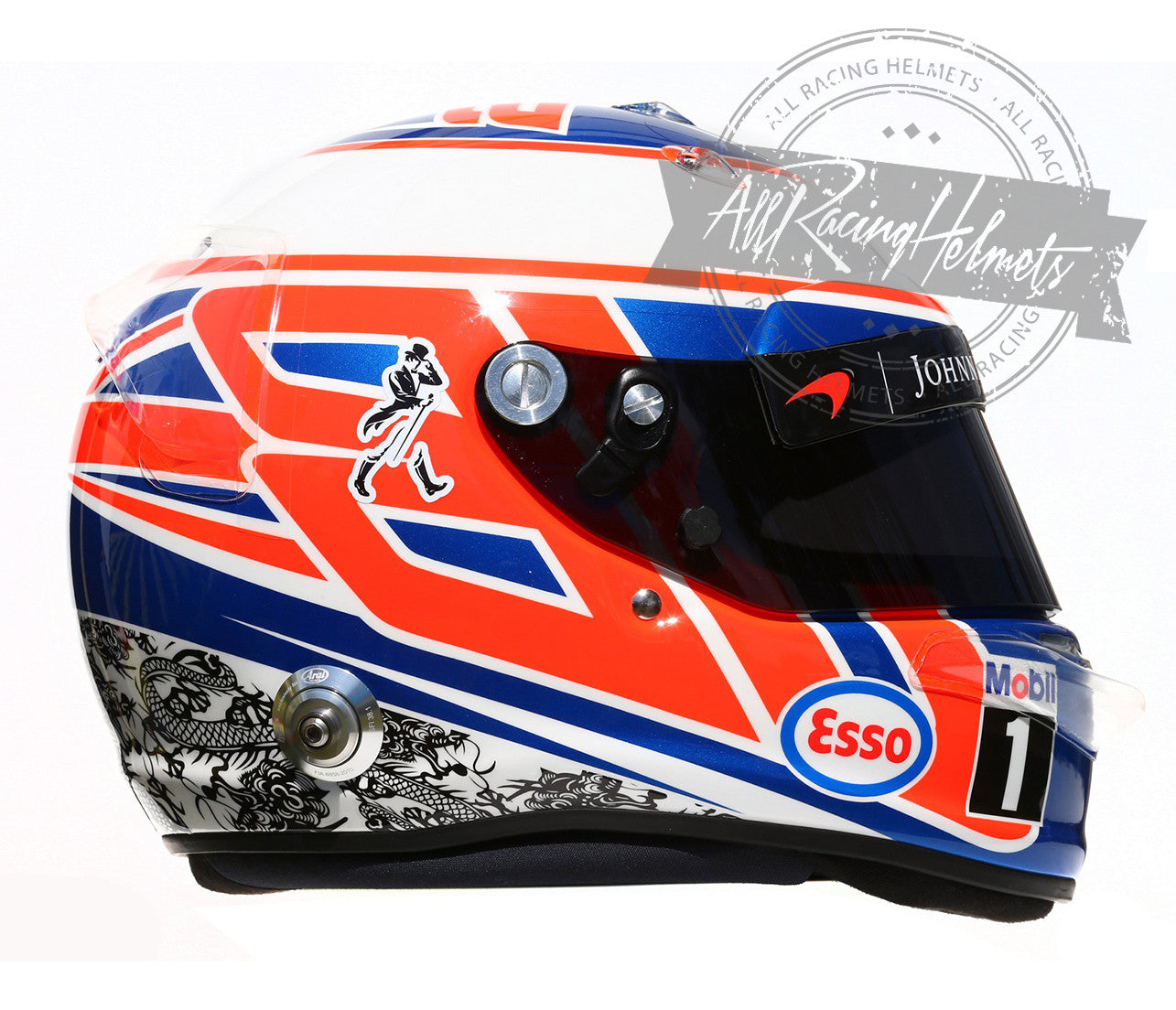Jenson Button 2016 F1 Replica Helmet | Full Scale 1:1 Jenson Button 2016 F1 Replica Helmet | Full Scale 1:1