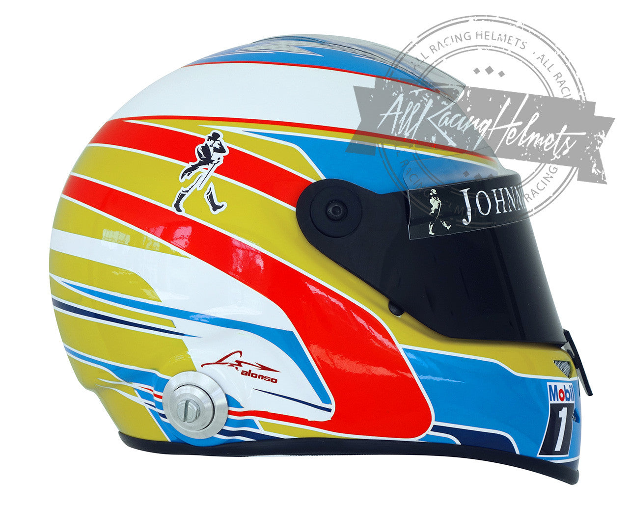 Fernando Alonso 2015 F1 F1 Replica Helmet 1:1 Scale