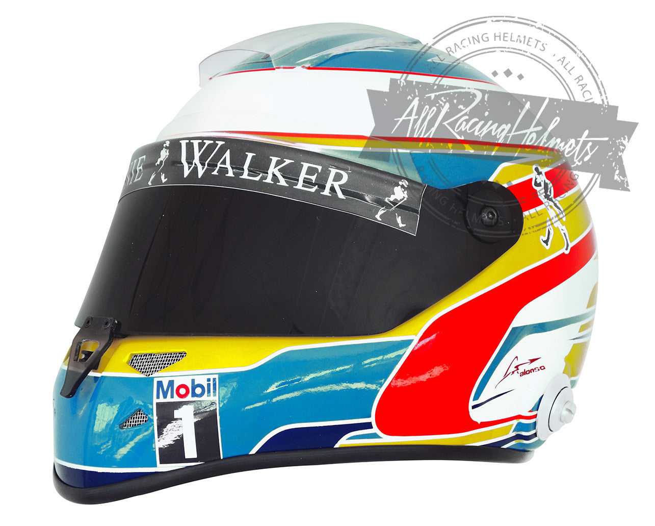 Fernando Alonso 2015 F1 F1 Replica Helmet 1:1 Scale