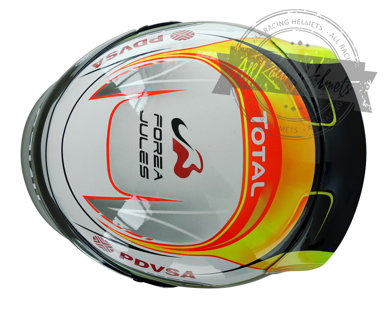 Casco réplica F1 Romain Grosjean 2015 a escala 1:1