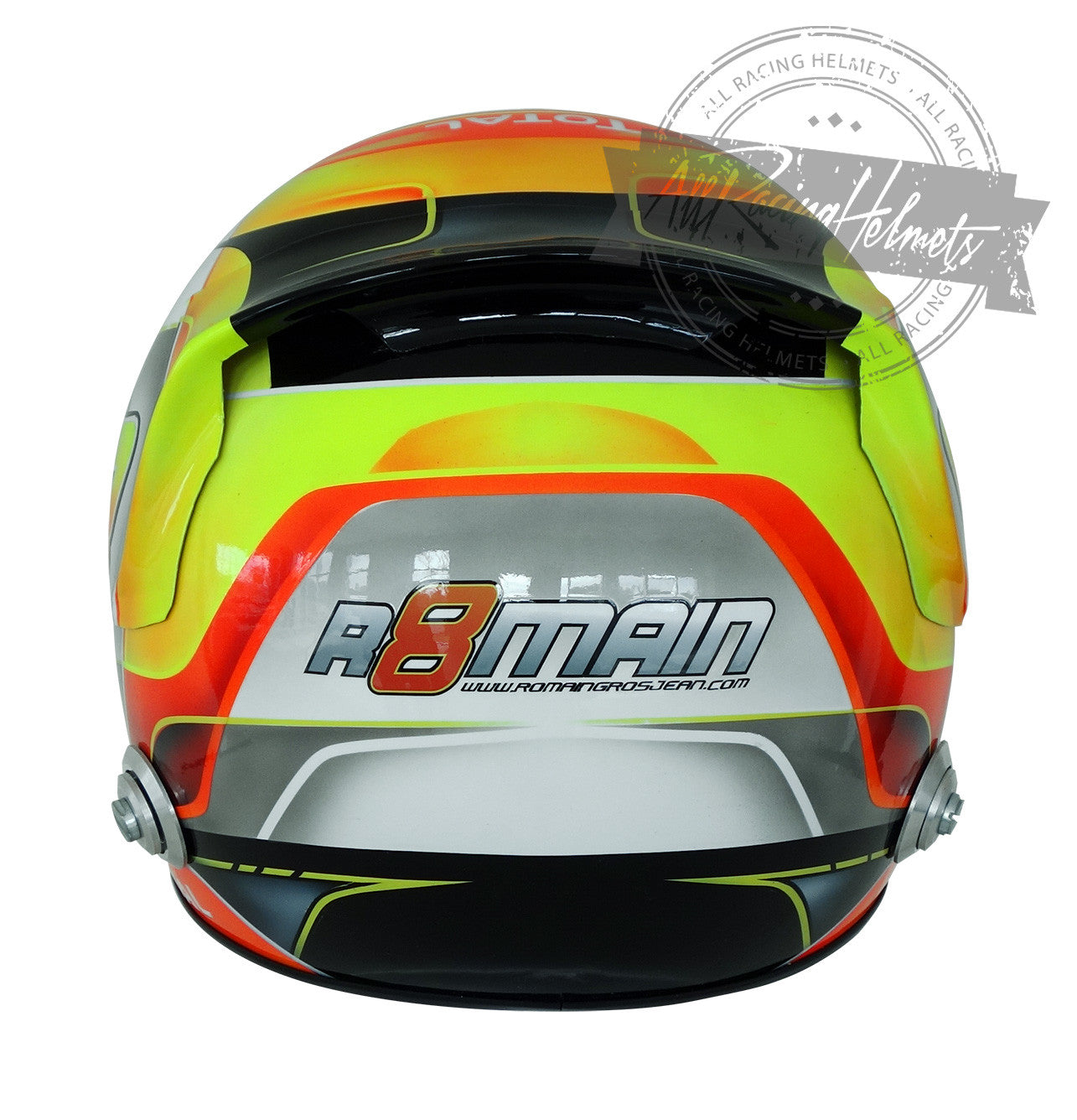 Casco réplica F1 Romain Grosjean 2015 a escala 1:1