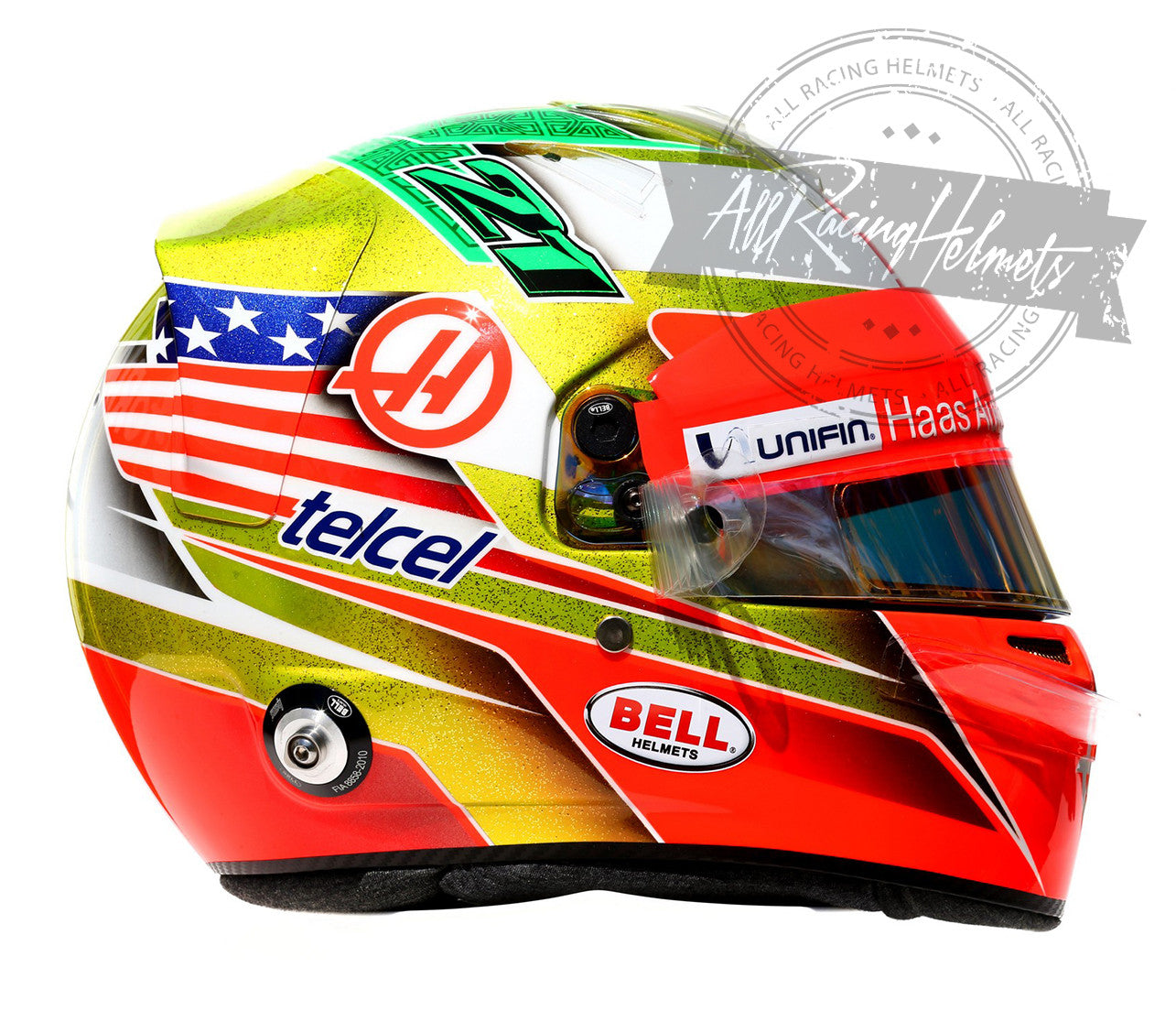 Esteban Gutierrez 2016 F1 Replica Helmet 1:1 Scale