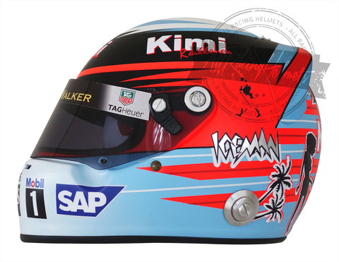 Kimi Raikkonen 2006 Monaco F1 Replica Helmet Scale 1:1