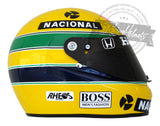Ayrton Senna 1990 RHEOS F1 Replica Helmet Scale 1:1