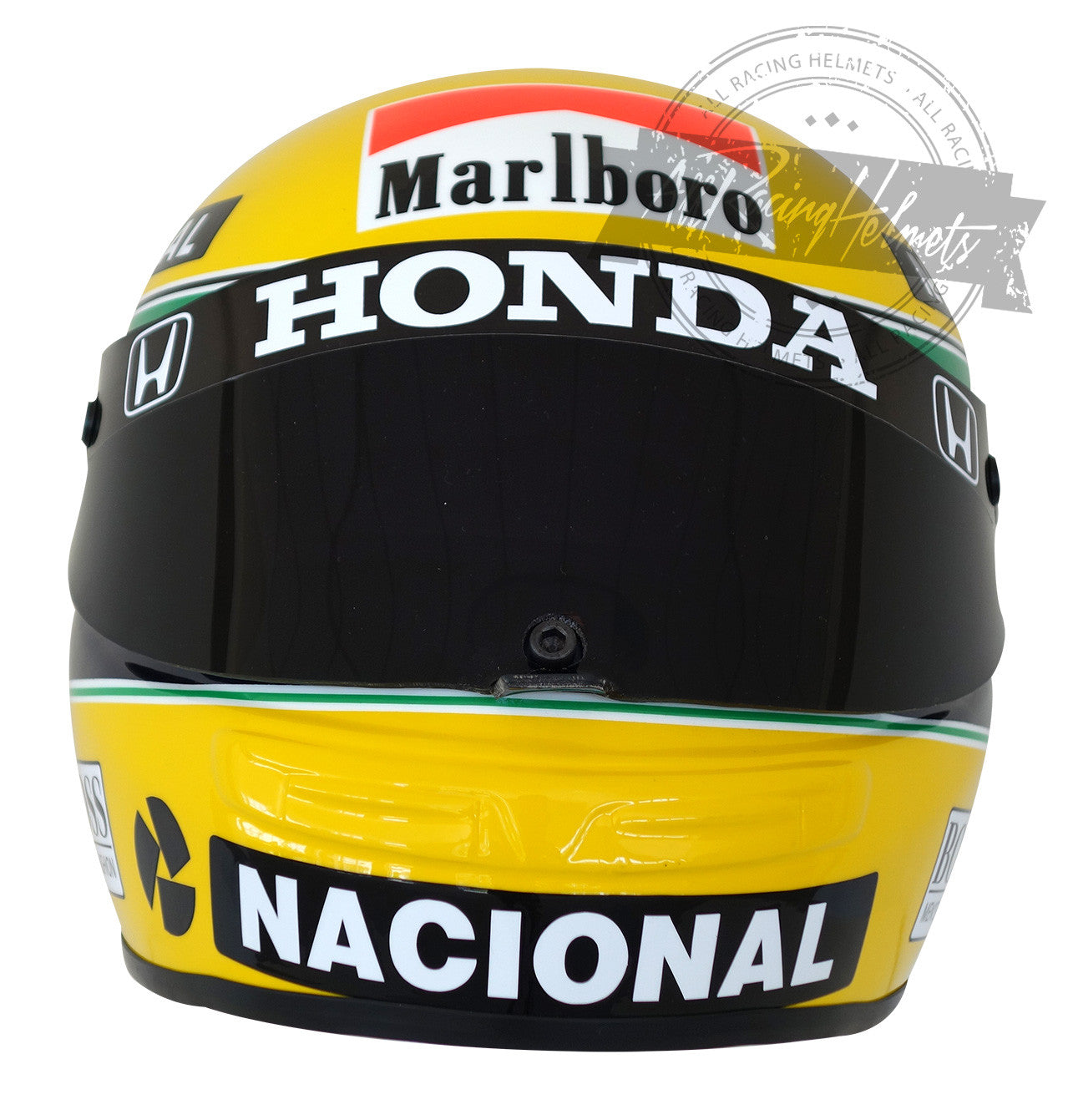 Ayrton Senna 1990 RHEOS F1 Replica Helmet | Full Scale 1:1