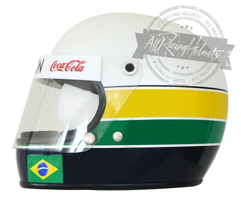 Ayrton Senna 1977 Kart Replica Helmet Scale 1:1