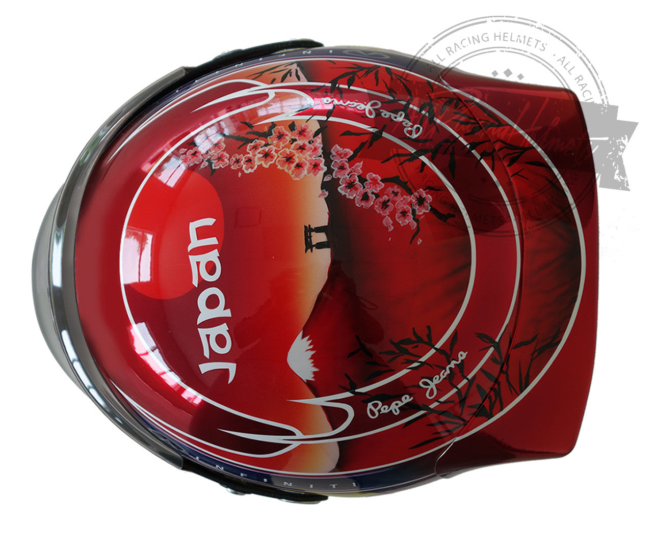 Sebastian Vettel 2014 Suzuka F1 Replica Helmet | Full Scale 1:1