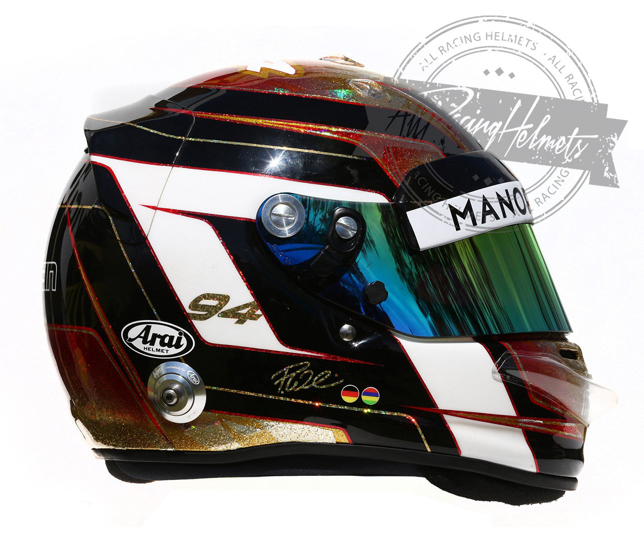Pascal Wehrlein 2016 F1 Replica Helmet | Full Scale 1:1